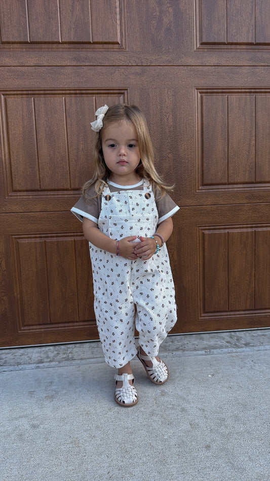 Floral Overalls